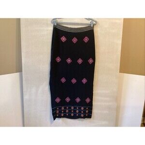 wrapture skirt women’s jeweled embellished maxi side zip Large See Pics